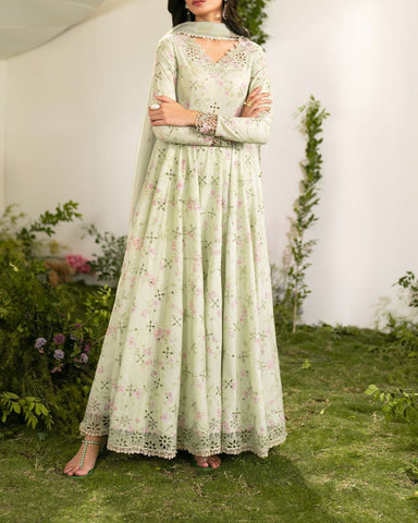 IZNIK – 3PC LINEN DIGITAL PRINTED & EMBROIDERED SUIT