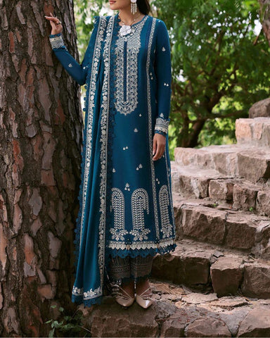 REPUBLIC WOMENSWEAR – DHANAK 3PC UNSTITCHED DRESS
