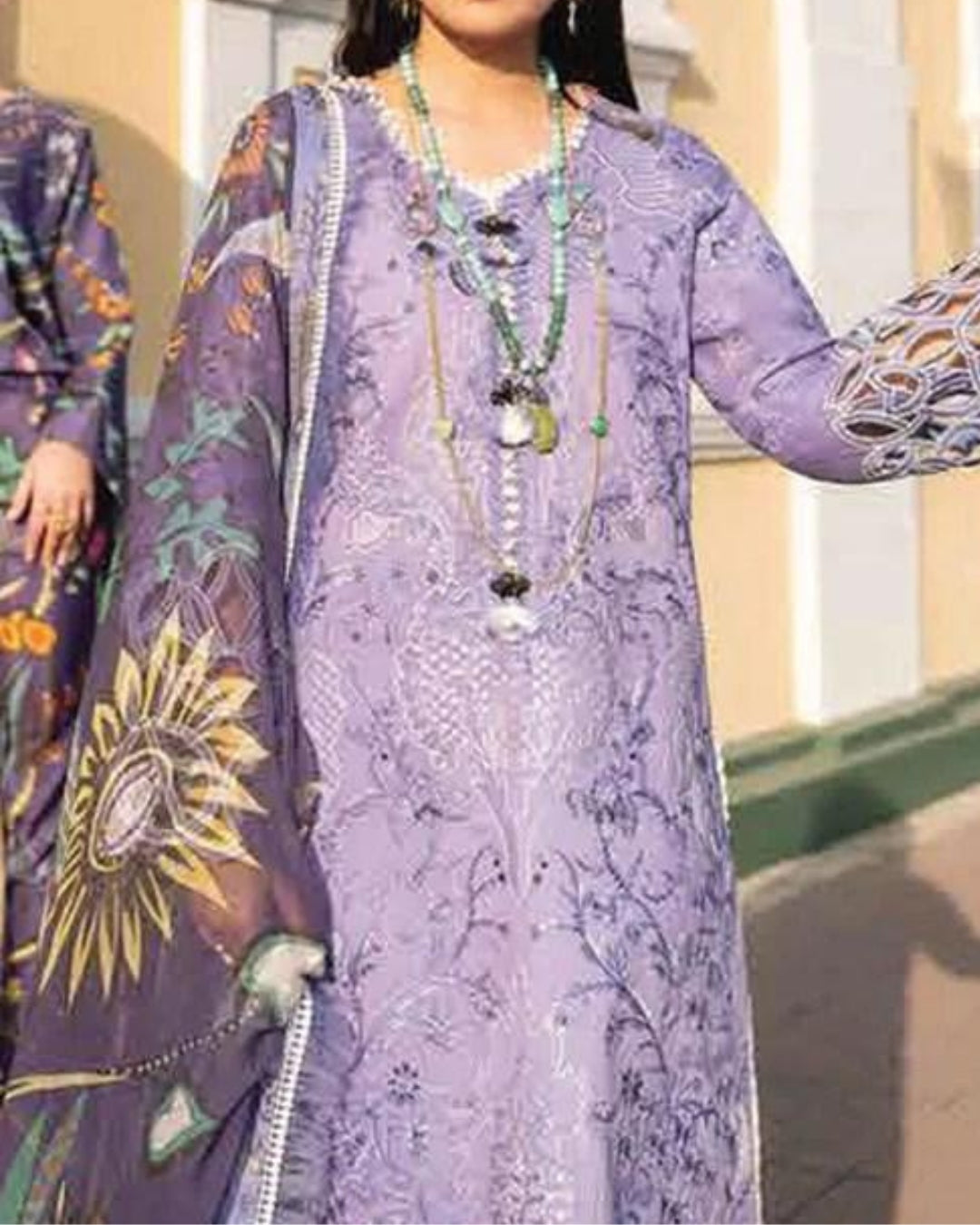 MUSHQ – 3PC UNSTITCHED EMBROIDERED LAWN – KPR309