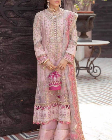 GULAAL – 3PC WEDDING EDITION ORGANZA UNSTITCHED EMBROIDERED SUIT