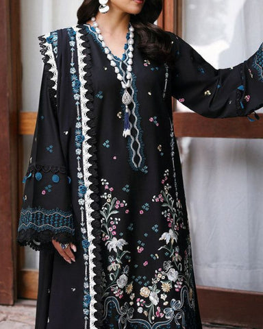REPUBLIC WOMENSWEAR – 3PC UNSTITCHED DHANAK EMBROIDERED SUIT