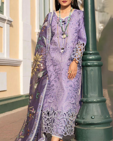 MUSHQ – 3PC UNSTITCHED EMBROIDERED LAWN – KPR309