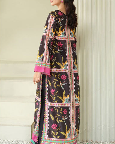 LULUSAR – 3PC SILK UNSTITCHED DIGITAL PRINTED SUIT